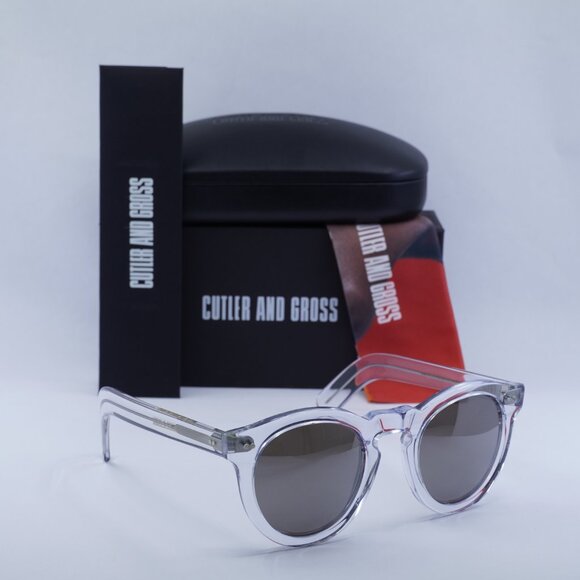 Final Price! Cutler and Gross CG0734S 001 Crystal Sunglasses - Picture 6 of 11